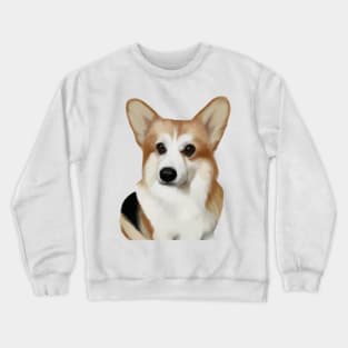 Cute Corgi Drawing Crewneck Sweatshirt